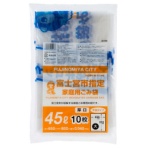 コア　富士宮市　指定ごみ袋　透明　４５Ｌ（大）　厚口　ＺＥ００５　１パック（１０枚）