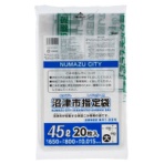 コア　沼津市　指定ごみ袋　半透明　４５Ｌ