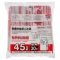 ジャパックス　豊橋市　ごみ袋　もやすごみ用　手付き　白色半透明（赤字）　４５Ｌ　ＴＹＨ－４６　１パック（３０枚）