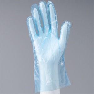 クラフトマン　ポリエチレン手袋　Ｓ　ブルー　ＰＧＨＫ－０４　１パック（２００枚）2