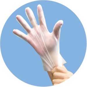 太陽マーク　ＴＰＥ　使いきり手袋　Ｓサイズ　１パック（１００枚）2