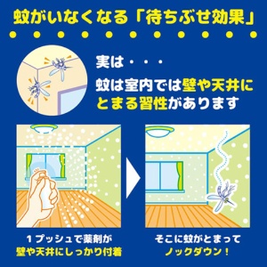 大日本除蟲菊　ＫＩＮＣＨＯ　蚊がいなくなるスプレー　小空間用　６０プッシュ　無香料　１本3