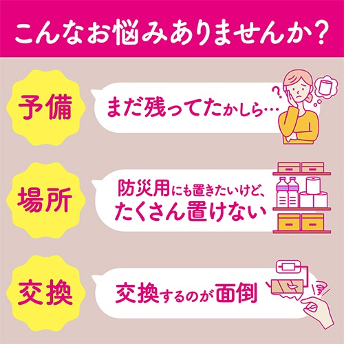 日本製紙クレシア　スコッティ　フラワーパック　３倍長持ち　ダブル　芯あり　７５ｍ　香り付き　１パック（８ロール）6