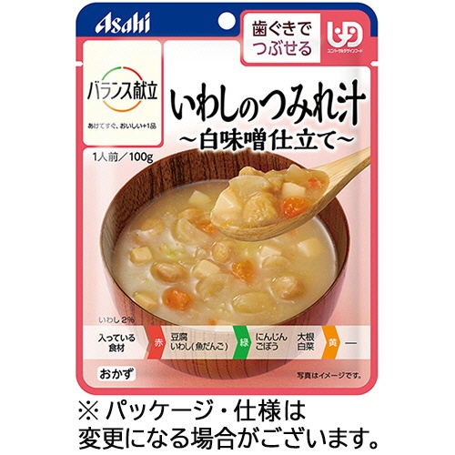アサヒグループ食品　バランス献立　いわしのつみれ汁　白味噌仕立て　１００ｇ　１パック1