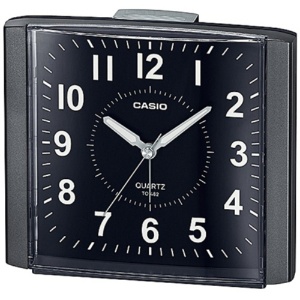 カシオ　目覚まし置時計　メタリックブラック　ＴＱ－４８２－１ＪＦ　１台1