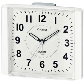 カシオ　目覚まし置時計　パールホワイト　ＴＱ－４８２－７ＪＦ　１台