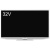 シャープ　ハイビジョン液晶テレビ　ＡＱＵＯＳ　ＤＥライン　３２Ｖ型　ホワイト系　２Ｔ－Ｃ３２ＤＥ－Ｗ　１台