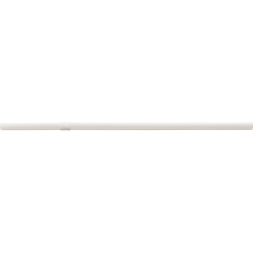 羽柴化成工業　バイオポリ２５％配合ストロー　フレックスタイプ　紙包装　φ６×２１０ｍｍ　ホワイト　１パック（５００本）1