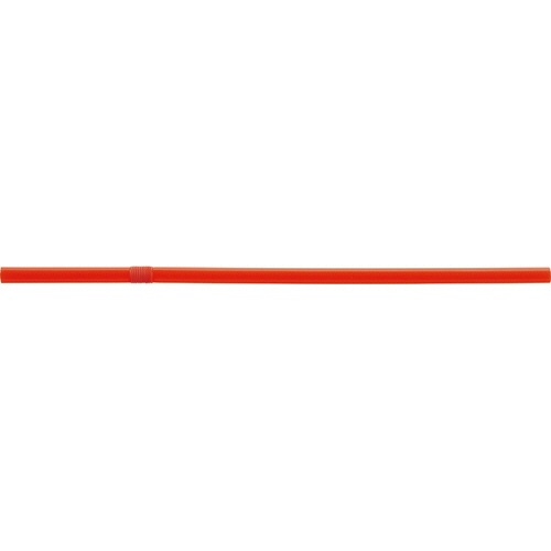 羽柴化成工業　バイオポリ２５％配合ストロー　フレックスタイプ　紙包装　φ６×２１０ｍｍ　レッド　１パック（５００本）1