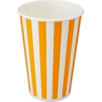 トーカン　両面ラミネートカップ　ストライプ　４８０ｍｌ（１６オンス）　１パック（５０個）