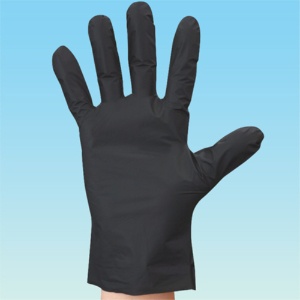 ショーワグローブ　Ｎｏ．８４７　きれいな手　つかいきりグローブ　Ｍ　ブラック　ＮＯ．８４７－Ｍ　１パック（１００枚）2