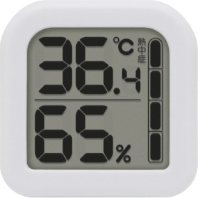 ドリテック　デジタル温湿度計　モルモ　ホワイト　Ｏ－４０５ＷＴ　１個