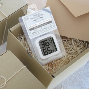 ドリテック　デジタル温湿度計　モルモ　ホワイト　Ｏ－４０５ＷＴ　１個3