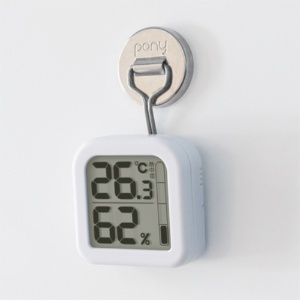 ドリテック　デジタル温湿度計　モルモ　ホワイト　Ｏ－４０５ＷＴ　１個5