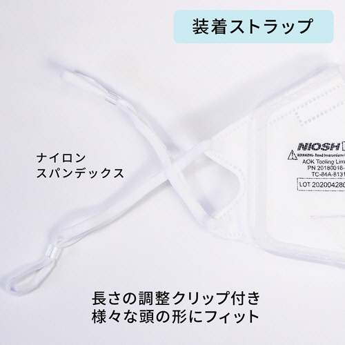 原田産業　ＳＯＦＴＳＥＡＬ　Ｖフォールド　Ｎ９５マスク　Ｌ　１箱（１０枚）6