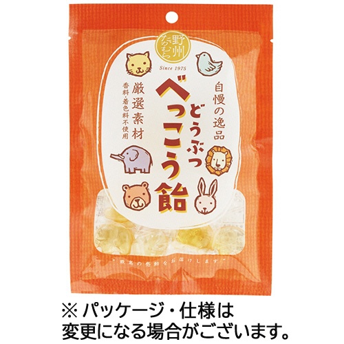 野州たかむら　どうぶつべっこう飴　６５ｇ　１袋1
