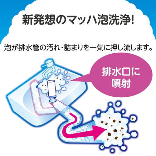 アース製薬　らくハピ　マッハ泡バブルーン　洗面台の排水管　２００ｍＬ　１本7