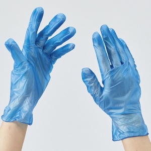 メディテックジャパン　プラスチック手袋ＮＥＸＴ　パウダーフリー　ブルー　Ｓ　ＮＥＸＴ－ＰＦＢ－Ｓ　１箱（１００枚）2