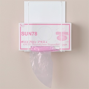 サンフラワー　ポリエプロンプラス＋　ピンク　フリーサイズ　ＳＵＮ７８　１箱（５０枚）5