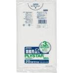 ジャパックス　３層ゴミ袋プライスター　半透明　２０Ｌ　ＰＳ－２３　１パック（１０枚）