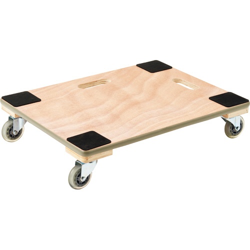 アイネット　木製平台車　静運　すべり止め付　１００ｋｇ荷重　４５５×６０５ｍｍ　ＩＫ５０１－０２　１台1