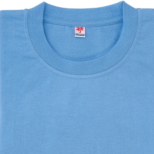 アルトコーポレーション　半袖Ｔシャツ（ポケット無）　天竺　サックス　５Ｌサイズ　３０２１－６－５Ｌ　１着1