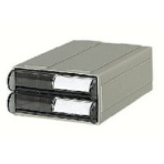 サカセ化学工業　ビジネスカセッター　Ｓタイプ単体　Ｗ１２５×Ｄ１９２×Ｈ６３　引出し２個　Ｓ－１２２　１個