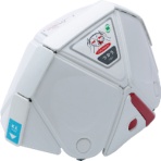 ミドリ安全　子ども用　防災用折りたたみヘルメット　フラットメットキッズ　ＴＳＣ－１０Ｋ　ホワイト　ＴＳＣ－１０Ｋ－Ｗ　１個