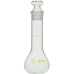柴田科学　メスフラスコ　短形　５０ｍＬ　０２３０８０－５０　１本