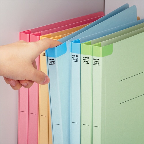 コクヨ　フラットファイルＫ２（背補強タイプ）　Ａ４タテ　青　Ｋ２フ－ＢＲ１０ＢＸ１０　１セット（３０冊：１０冊×３パック）3