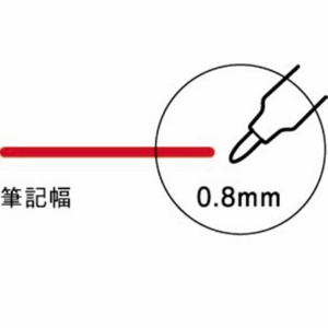 トンボ鉛筆　油性マーカー　モノツインＥ　太字＋細字　赤　ＯＤ－ＴＭＥ２５　１セット（１０本）2