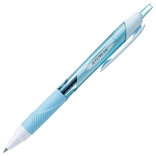 三菱鉛筆　油性ボールペン　ジェットストリーム　０．３８ｍｍ　黒　（軸色：スカイブルー）　ＳＸＮ１５０３８．４８　１セット（１０本）1