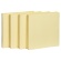 ＴＡＮＯＳＥＥ　ふせん　７５×７５ｍｍ　イエロー　１セット（５０冊：１０冊×５パック）1