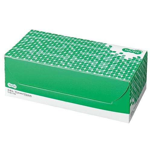 ＴＡＮＯＳＥＥ　ふせん　７５×７５ｍｍ　イエロー　１セット（５０冊：１０冊×５パック）2