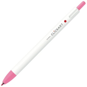 ゼブラ　ノック式水性カラーペン　クリッカート　ピンク　ＷＹＳＳ２２－Ｐ　１セット（１０本）