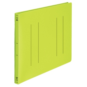 コクヨ　フラットファイル（ＰＰ）　Ｂ４ヨコ　１５０枚収容　背幅２０ｍｍ　黄緑　フ－Ｈ１９ＹＧ　１セット（１０冊）