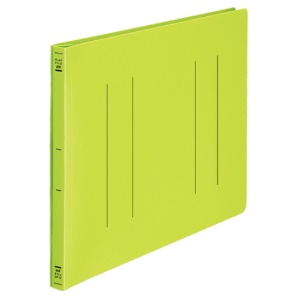 コクヨ　フラットファイル（ＰＰ）　Ｂ４ヨコ　１５０枚収容　背幅２０ｍｍ　黄緑　フ－Ｈ１９ＹＧ　１セット（１０冊）1
