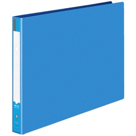 コクヨ　リングファイル　色厚板紙表紙　Ｂ４ヨコ　２穴　１７０枚収容　背幅３０ｍｍ　青　フ－４２９ＮＢ　１セット（１０冊）