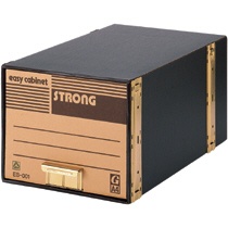 ゼネラル　イージーキャビネットストロング　Ａ４用　内寸Ｗ３２５×Ｄ５６５×Ｈ２６５ｍｍ　ＥＳ－００１　１セット（２５個：５個×５パック）1
