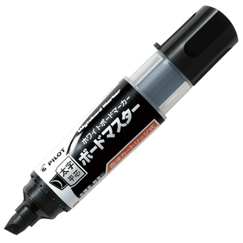 パイロット　ボードマーカー　ボードマスター　太字平芯　ブラック　ＷＭＢＭ－１８ＢＭＣ－Ｂ　１セット（１０本）1