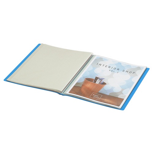 コクヨ　クリヤーブック（ＰＯＳＩＴＹ）　固定式　Ａ４タテ　２０ポケット　背幅１５ｍｍ　ライトブルー　Ｐ３ラ－Ｌ２０ＮＬＢ　１セット（１０冊）4