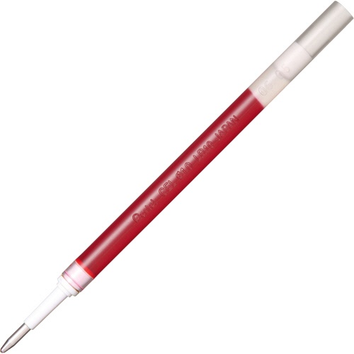 ぺんてる　ゲルインクボールペン替芯　１．０ｍｍ砲弾チップ　赤　エナージェルシリーズ用　ＸＬＲ１０－Ｂ　１セット（１０本）1