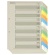 ＴＡＮＯＳＥＥ　再生インデックス　Ａ４タテ　２穴　１２山　１セット（１００組：５組×２０パック）2