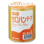 ＴＡＮＯＳＥＥ　セロハンテープ　１２ｍｍ×３５ｍ　１セット（３００巻：１０巻×３０パック）