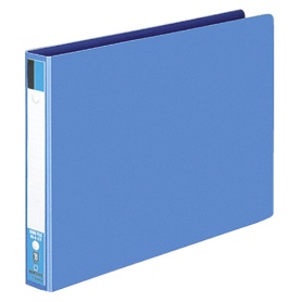 コクヨ　リングファイル　色厚板紙表紙　Ｂ５ヨコ　２穴　１７０枚収容　背幅３０ｍｍ　青　フ－４２６Ｂ　１セット（１０冊）