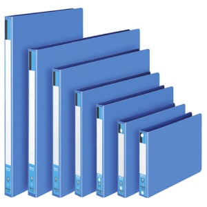 コクヨ　リングファイル　色厚板紙表紙　Ｂ５ヨコ　２穴　１７０枚収容　背幅３０ｍｍ　青　フ－４２６Ｂ　１セット（１０冊）2