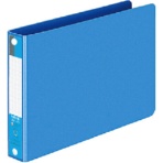 コクヨ　リングファイル　色厚板紙表紙　Ｂ６ヨコ　２穴　１７０枚収容　背幅３０ｍｍ　青　フ－４２８ＮＢ　１セット（１０冊）