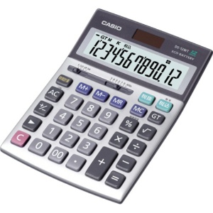 カシオ　本格実務電卓　時間計算　１２桁　デスクタイプ　ＤＳ－１２ＷＴ－Ｎ　１セット（３台）2