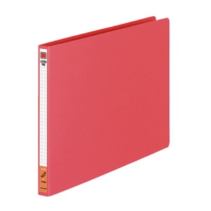 コクヨ　レターファイル（色厚板紙）　Ａ４ヨコ　１２０枚収容　背幅２０ｍｍ　赤　フ－５５５Ｒ　１セット（１０冊）1