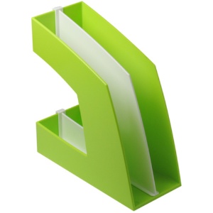 ソニック　ファイルボックス　仕切板付　Ａ４タテ　背幅１０７ｍｍ　グリーン　ＦＢ－７０８－Ｇ　１セット（１０個）1